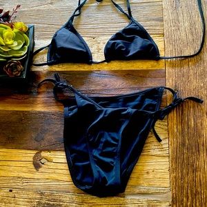 Black Bikini with tie sides